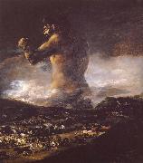 Francisco Goya Colossus painting